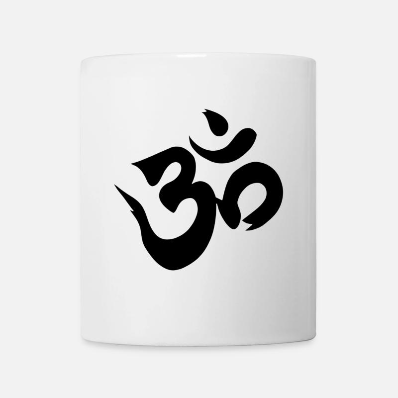 Om - Tasse - Weiß