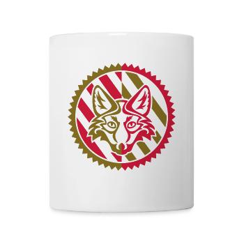 Fuchs Abzeichen - Tasse - Weiß - Vorne