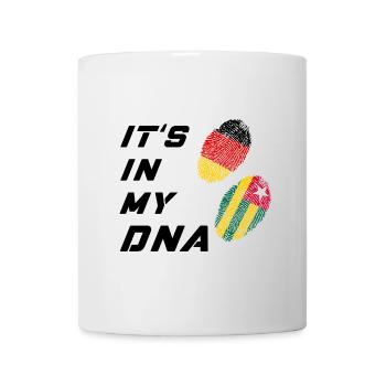 In meiner DNA Deutschland / Togo - Tasse - Weiß - Vorne