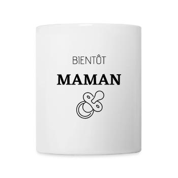 Bientôt maman - Mug blanc - blanc - Devant