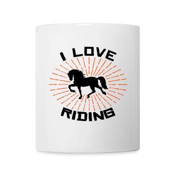 Horse Love Horses Statement Gallop Icelandic Horses - Mug - white - Front