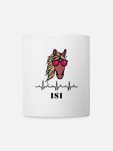 Cool Islandpferde Spruch Pferdeliebe Pferdenarr - Tasse - Weiß