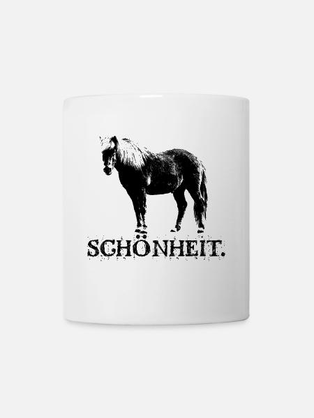 Islandpferde Pferde Spruch Pferdenarr Isländer - Tasse - Weiß