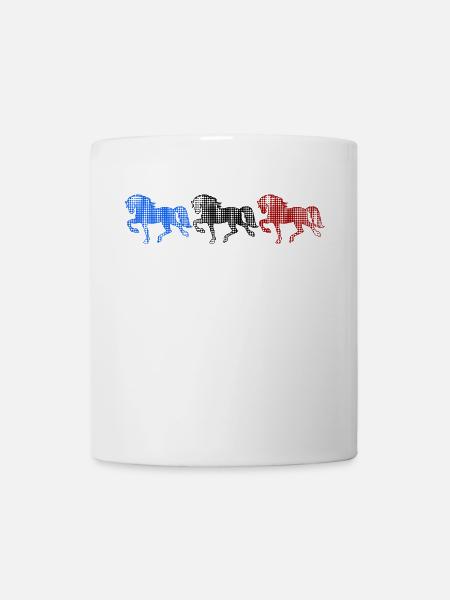 Islandpferde Galopp Pferde Hengst Pferdefan - Tasse - Weiß