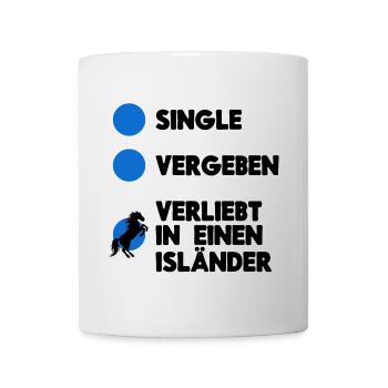 Pferde Lustig Statement Islandpferde Pferdefan - Tasse - Weiß - Vorne