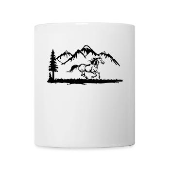 Galopp Pferde Pferdenarr Islandpferde Pferdeliebe - Tasse - Weiß - Vorne