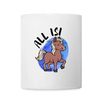 Pferdenarr Islandpferde Pony Statement Islandponys - Tasse - Weiß - Vorne