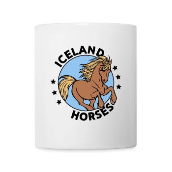 Islandpferde Pferdeliebe Stute Pferde Statement - Tasse - Weiß - Vorne