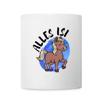Islandponys Islandpferde Pony Pferde Statement - Tasse - Weiß - Vorne