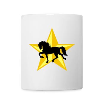 Stallion Horses Gallop Horse love Icelandic horses - Mug - white - Front