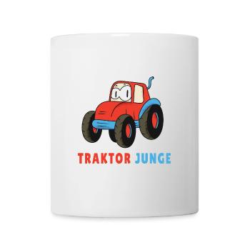 Traktor Junge - Tasse - Weiß - Vorne