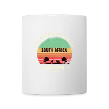 Cape Town South Africa safari design - Mug - white - Front