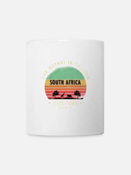 Kapstadt Südafrika Safari Design - Tasse - Weiß