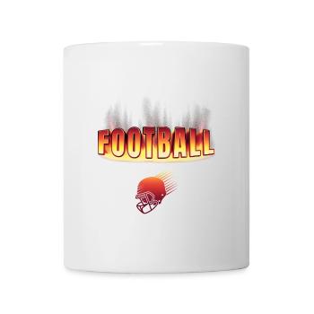 design football - Mug blanc - blanc - Devant