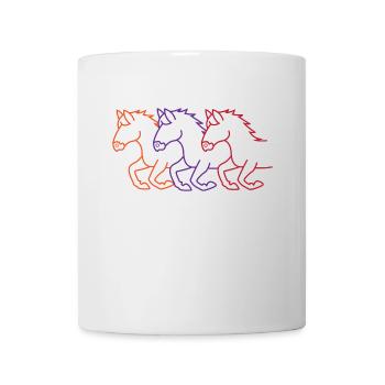 Pferdenarr Pferdeliebe Islandpferde Pferde Galopp - Tasse - Weiß - Vorne