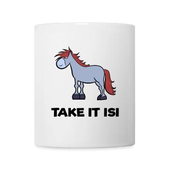 Pony Islandpferde Isländer Humorvoll Statement - Tasse - Weiß - Vorne