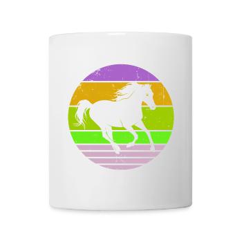 Étalon Cheval de galop Amour Chevaux Islandais Chevaux - Mug blanc - blanc - Devant