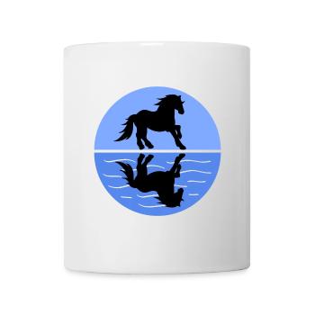 Islandpferde Pferdenarr Pferde Reiten Stute - Tasse - Weiß - Vorne