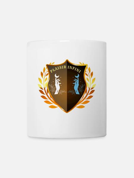 PLAISIR INFINI Bouclier Astrale (1) - Mug blanc - blanc