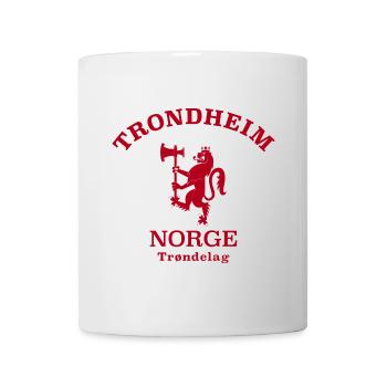 TRONDHEIM Norwegen Norvège Norge - Mug blanc - blanc - Devant