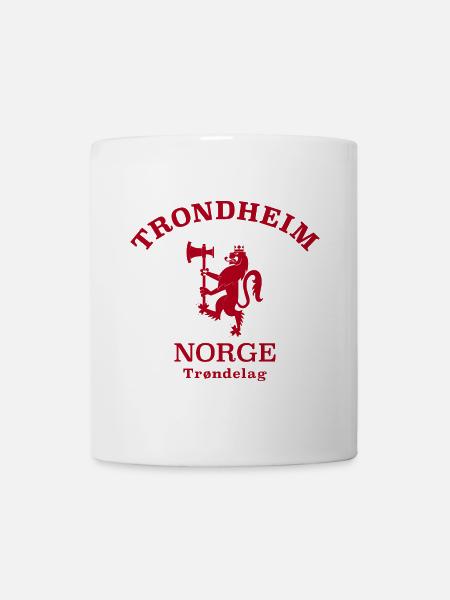 TRONDHEIM Norwegen Norvège Norge - Mug blanc - blanc