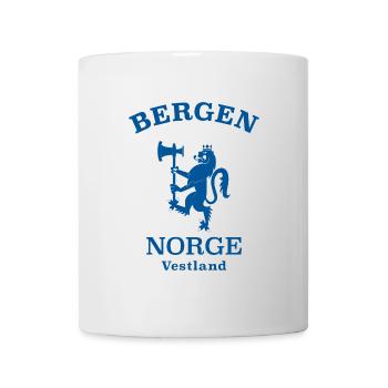 BERGEN Norwegen Norway Norge - Tasse - Weiß - Vorne