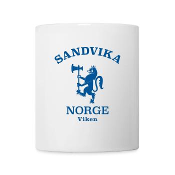 SANDVIKA Norwegen Norvège Norge - Mug blanc - blanc - Devant