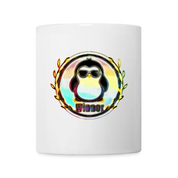 The penguin as a winner - Mug - white - Front