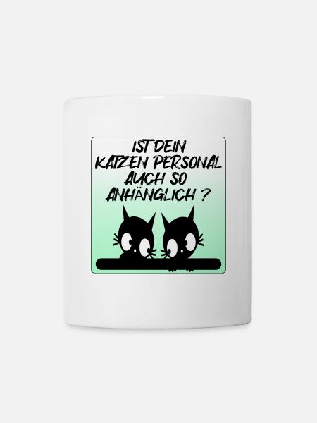 Katzensprüche Katzen - Tasse - Weiß
