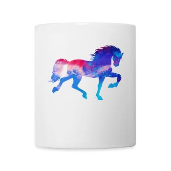 Cheval Fou Étalon Galop Chevaux Islandais Chevaux - Mug blanc - blanc - Devant