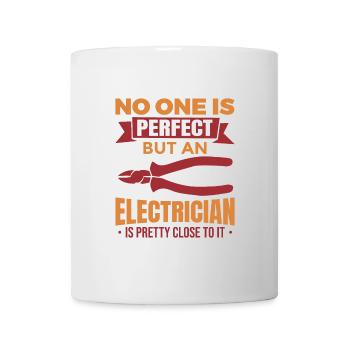 Lustiger Elektrikerwitz - Tasse - Weiß - Vorne