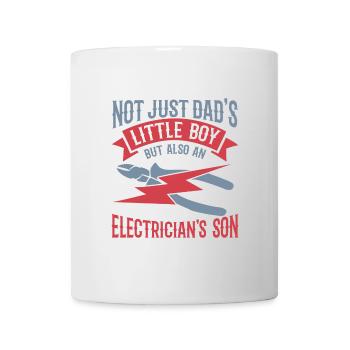 Son of an electrician - Mug - white - Front