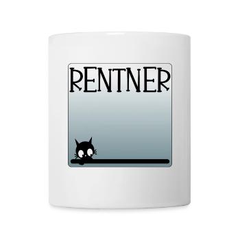 Abschiedsgeschenke für Rentner - Hauskater - Tasse - Weiß - Vorne