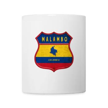 Écusson Malambo Colombia - Mug blanc - blanc - Devant