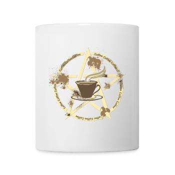 lustige kaffeesprüche, kaffeekult - Tasse - Weiß - Vorne