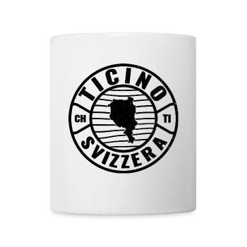 Ticino Switzerland Emblem Design - Mug - white - Front