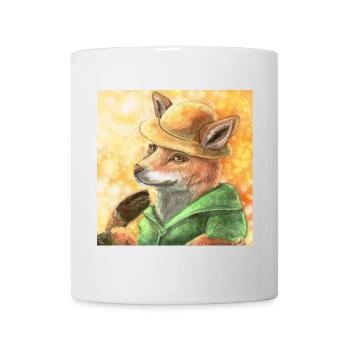 Gartenfuchs - Tasse - Weiß - Vorne