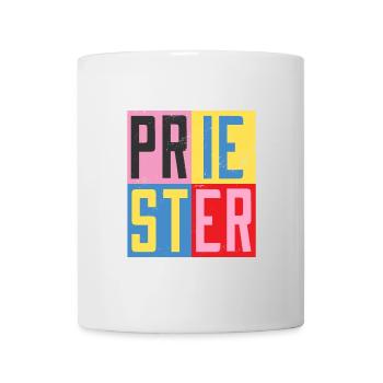 Conception de prêtre - Mug blanc - blanc - Devant