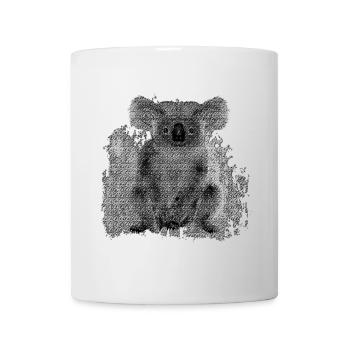 australische tiermotive, Koala Bär, Beuteltiere - Tasse - Weiß - Vorne