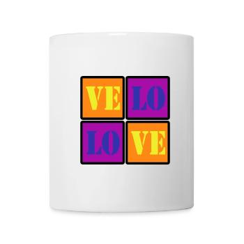 VELO LOVE LOVE BIKE BIKE GIFT - Mug - white - Front
