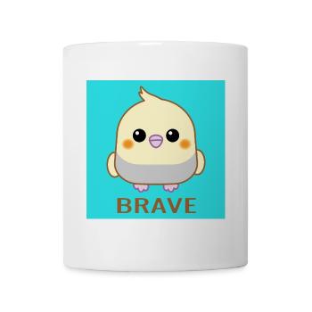 Cockatiel, cute parrot, well-behaved - Mug - white - Front