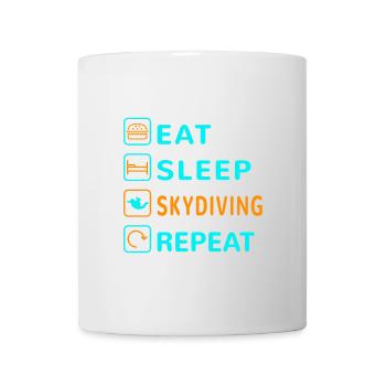 Eat. Sleep. Skydiving. Repeat Design - Mug - white - Front