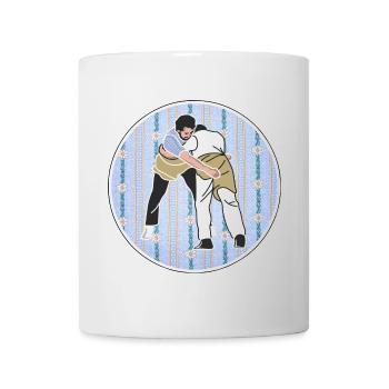 Schwingen, schwinger Edelweiss Tradition  - Tasse - Weiß - Vorne
