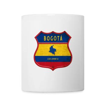 Bogotá Colombia coat of arms design - Mug - white - Front