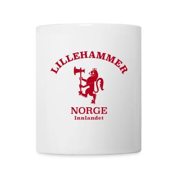 LILLEHAMMER Norvège Norvège Norge - Mug blanc - blanc - Devant