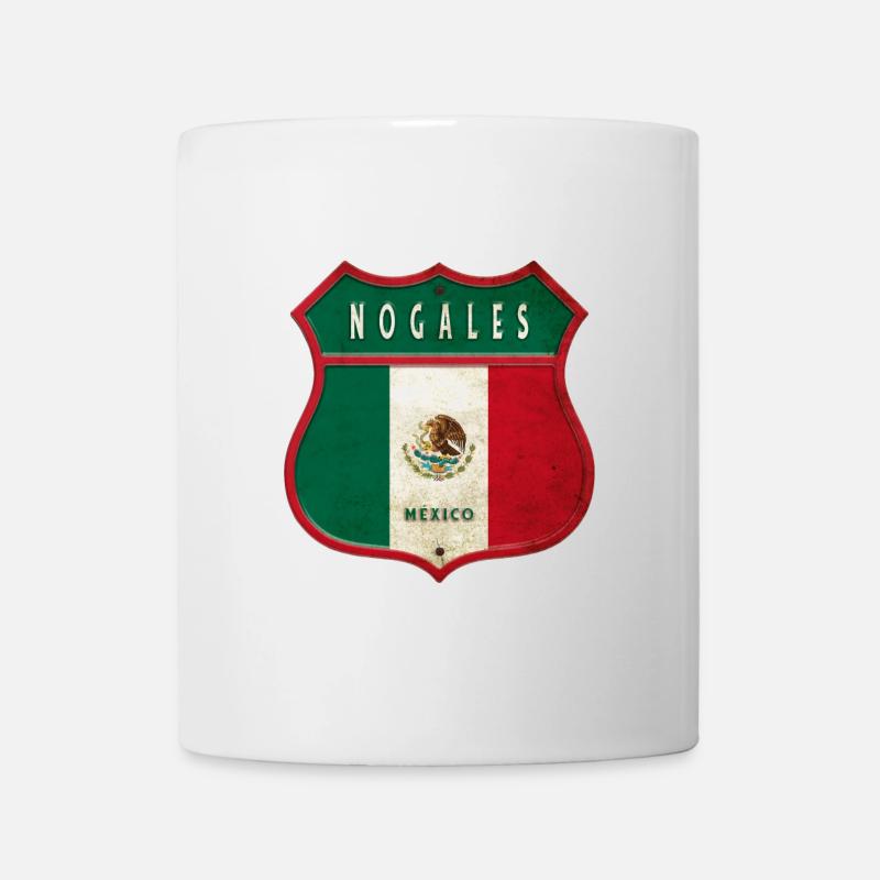Nogales Mexiko Wappen Design - Tasse - Weiß