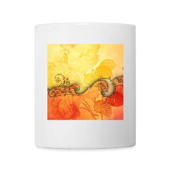 Roses élégantes avec notes d’ouverture - Mug blanc - blanc - Devant
