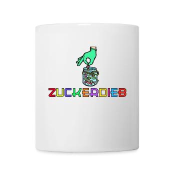 Bonbon Statement Süßigkeiten Nachspeise Süß - Tasse - Weiß - Vorne