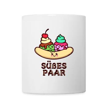 Nachspeise Süßigkeiten Naschen Backen Statement - Tasse - Weiß - Vorne