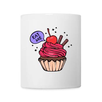 Cupcake Statement Nachspeise Backen Süßigkeiten - Tasse - Weiß - Vorne